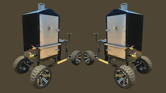 push cart kitchen brassa