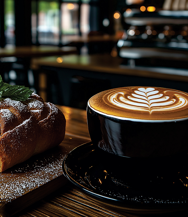 Push Cart café de altura